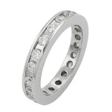Ring, besetzt mit Zirkonia, Silber 925