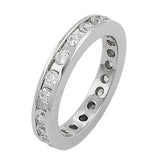 Ring, besetzt mit Zirkonia, Silber 925