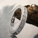 Ring, besetzt mit Zirkonia, Silber 925