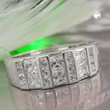 Ring, mit vielen Zirkonias, Silber 925
