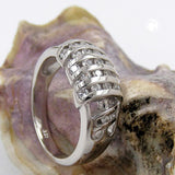 Ring, mit vielen Zirkonias, Silber 925
