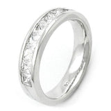 Ring, 9x Zirkonia, Silber 925