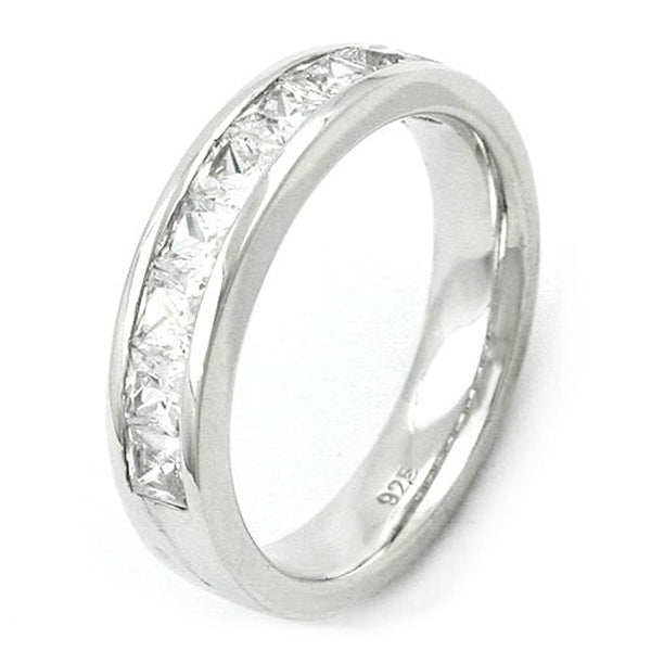 Ring, 9x Zirkonia, Silber 925