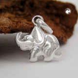 Anhänger, kleiner Elefant, Silber 925