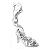 Anhänger, Charm Damenschuh, Silber 925
