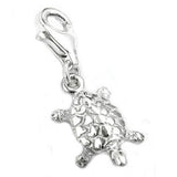 Anhänger, Charm Schildkröte, Silber 925