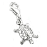Anhänger, Charm Schildkröte, Silber 925