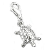 Anhänger, Charm Schildkröte, Silber 925