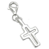 Anhänger, Charm kleines Kreuz Silber 925