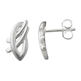 Stecker, matt-glänzend, Silber 925