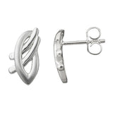 Stecker, matt-glänzend, Silber 925