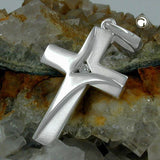 Anhänger, Kreuz mit Zirkonia Silber 925