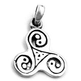 Anhänger, geschwärzt, Silber 925