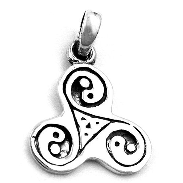 Anhänger, geschwärzt, Silber 925