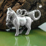 Anhänger, Charm, Pferd, Silber 925