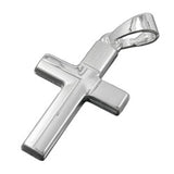 Anhänger, Kreuz diamantiert, Silber 925
