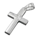Anhänger, Kreuz diamantiert, Silber 925