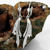 Brisur, Zirkonia rhodiniert, Silber 925