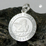 Anhänger, Engel-Taufanhänger Silber 925