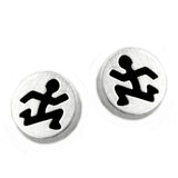 Stecker, Strichmännchen, Silber 925