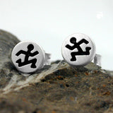 Stecker, Strichmännchen, Silber 925
