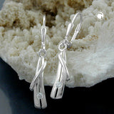 Brisur mit Zirkonia glänzend Silber 925