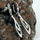 Brisur, Ohrring glänzend, Silber 925