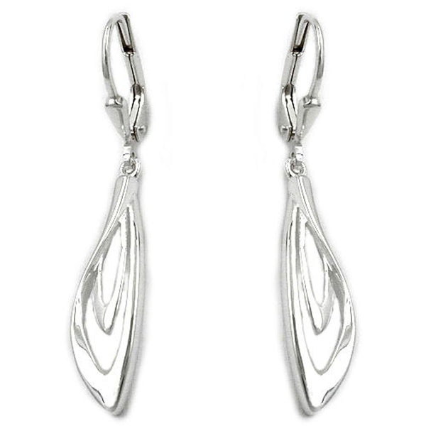 Brisur, Ohrring glänzend, Silber 925