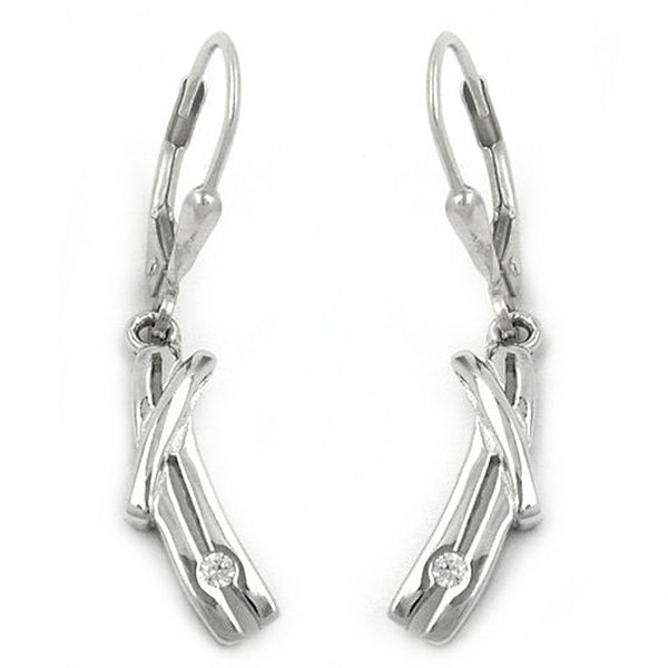 Brisur, mit Zirkonia, Silber 925