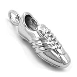 Anhänger, Fußballschuh, Silber 925