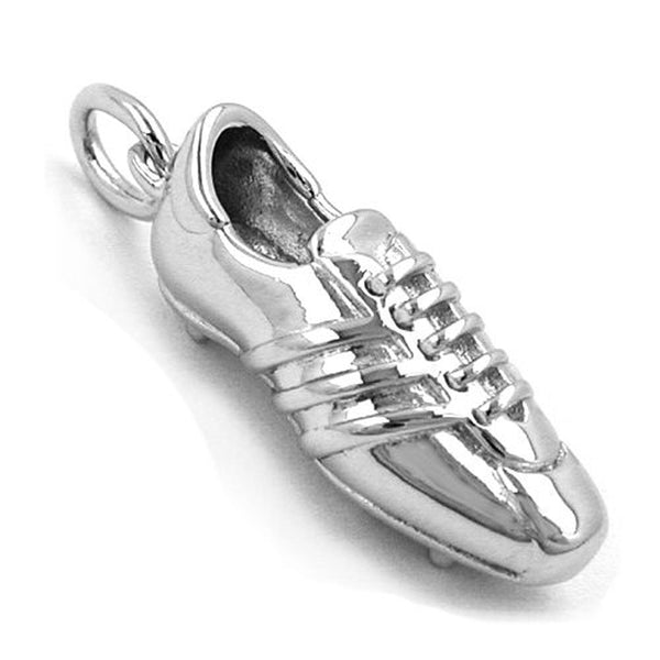 Anhänger, Fußballschuh, Silber 925