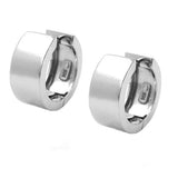 Creole ca. 18x8mm rhodiniert Silber 925