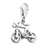 Anhänger, Charm Fahrrad, Silber 925