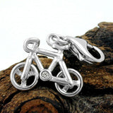 Anhänger, Charm Fahrrad, Silber 925