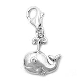 Anhänger, Charm Walfisch, Silber 925
