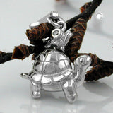 Anhänger Charm Schildkröte, Silber 925