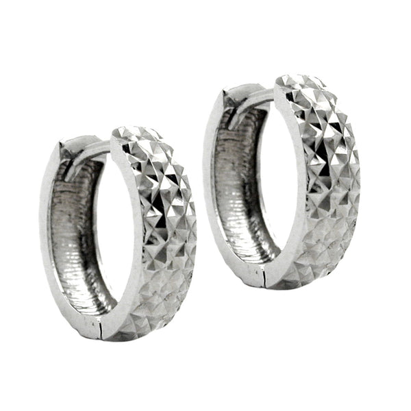 Creole diamantiert rhodiniert Silber 925