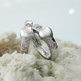 Creole, Herz mit Zirkonia, Silber 925
