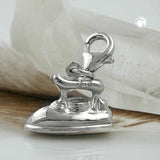 Anhänger, Charm Bügeleisen, Silber 925