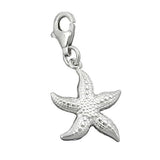 Anhänger, Charm, Seestern, Silber 925