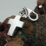 Anhänger, Charm kleines Kreuz Silber 925