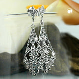 Stecker 43x14mm Hänger Markasit Silber 925