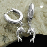 Creole, mit Delfin-Anhänger, Silber 925