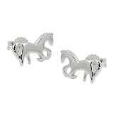Stecker, Pferd rechts-links, Silber 925