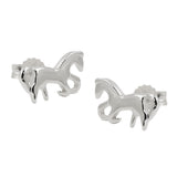 Stecker, Pferd rechts-links, Silber 925