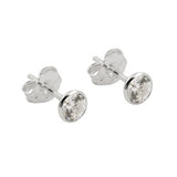 Stecker, Zirkonia weiß, Silber 925