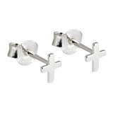 Stecker, kleines Kreuz, Silber 925