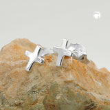 Stecker, kleines Kreuz, Silber 925