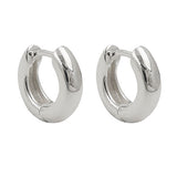 Creole, Klappcreole 12,5x4mm Silber 925