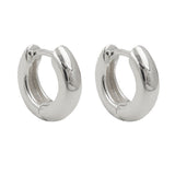 Creole, Klappcreole 12,5x4mm Silber 925